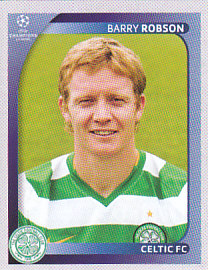Barry Robson Celtic Glasgow samolepka UEFA Champions League 2008/09 #204